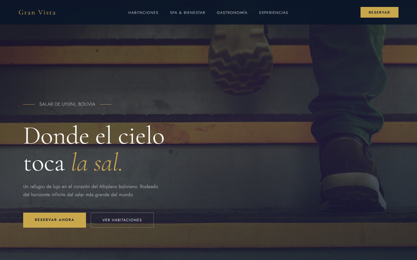 Gran Vista Hotel — Diseño web para hotel en Bolivia